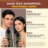 Hair Dye Shampoo Black Tinte Cubrir Canas Semi Permanent Color