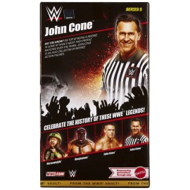 WWE Referee John Cone (Black & White) - WWE From the Vault  Series 5   Wrestling