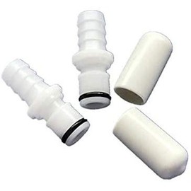Parts Shop Replacement 2 M236 Male Connectors + 2 Caps for Testing Sleep Number Bed Air Chamber leaks