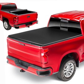 Soft Roll Up Truck Bed Tonneau Cover for Ford Ranger 6ft (72"-72.7") 1983-2011 | Mazda B2300 B2500 B3000 B4000 Pickup 6ft (71.8" -72") Bed 1994-2009 | Only Fit Fleetside/Styleside