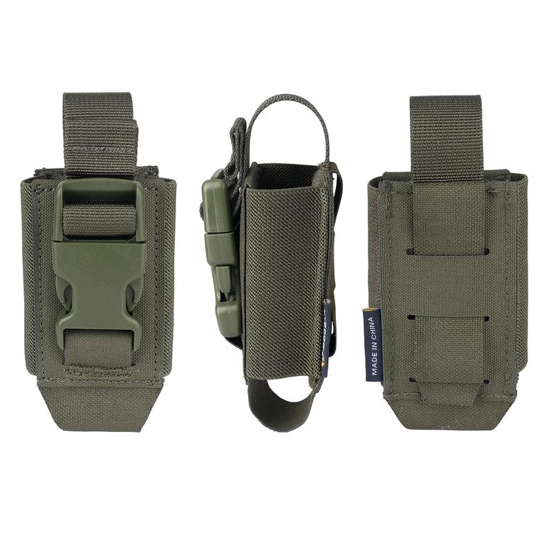 IDOGEAR Tactical Flashlight Holder Molle flashbang Pouch Magazine Pouch Multi-Purpose