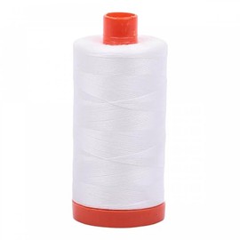 Aurifil 50wt Cotton 1,422 Yards-Natural White