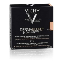 Polvo Compacto Vichy Covermatte Dermablend Tono Sand 35 9.5g
