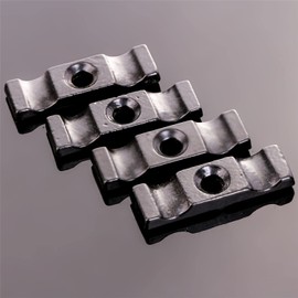 Large Black Turn Buttons & Screws Latch Thumb Catches Black 50mm/2-Inch for Shed Doors Garden Animal Pens Rabbit Hutch Pack of 4.