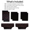 Underarm Crutch's Pad and Hand Grip Covers Universal Forearm Handle