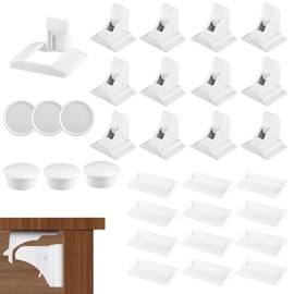 Child Safety Cabinet, Pack of 12 Child Lock with 3 Keys, Child Lock Drawers, Magnetic Child Safety Cabinet, Magnetic Child Lock, Drawer Lock Baby, White
