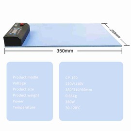 CPB Heat Pad Repair Tool Heating Plate - Smartphone LCD Screen Separator Machine, Built-in Heating Core Full Protection Fast Heating Constant Temperature USB Output Design 720° Seamless Folding Soft Durable Material