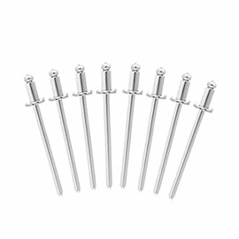 4 Pairs GM NOS Dash Rosette Rivets Stainless Steel Fits For Ford Chrysler AMC VIN DOOR TAG (4)