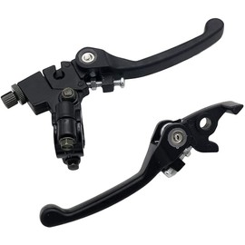 ANCLLO Black Folding Aluminum Clutch Brake Lever for 22mm Handlebar 110cc 125cc 140cc TTR 125cc SSR Xmotos Apollo 125 Pit Dirt Bike Motorcycle