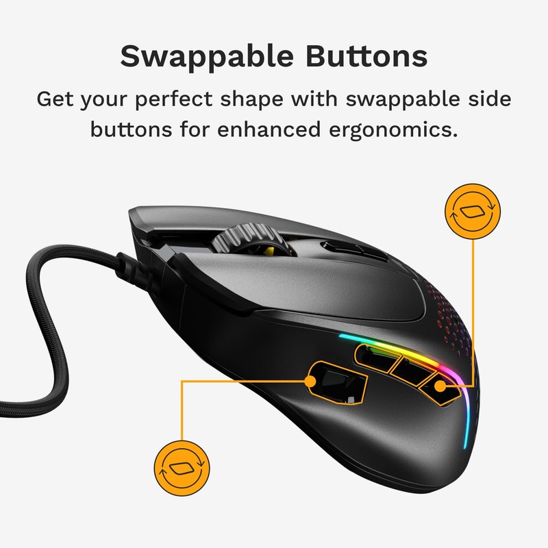 Glorious Gaming Model I 2 Wired Gaming Mouse: 9 Programmable