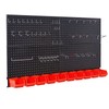 Ultrawall Pegboard Wall Organizer, Black Metal Pegboard Panels, Garage Storage