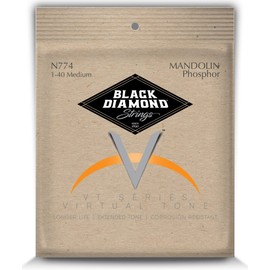 Black Diamond Strings® N774 Mandolin Phos Medium .011PM(2).015PM(2).026PBM(2).040PBM(2)