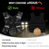 APEXUP 15lbs Weighted Vest Men Women, Weight Vest for Women