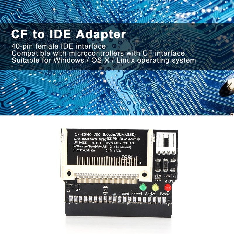 CF to IDE Adapter 40pin Female Interface Hard Disk Drive