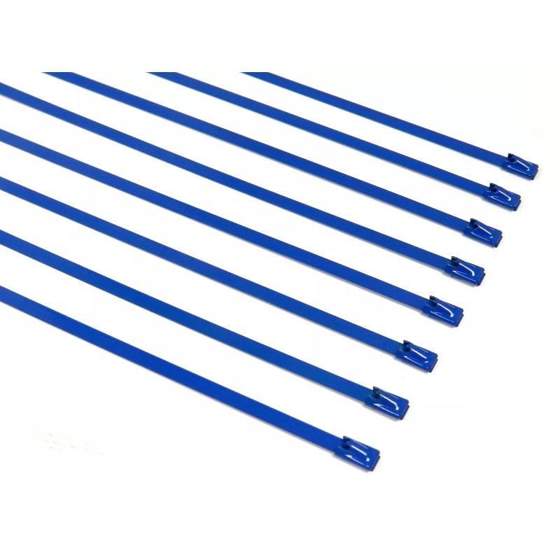Unbranded QTY 6 8" UNIVERSAL STAINLESS STEEL ZIP TIE CABLE
