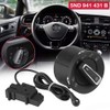 Ketofa Generic Auto Headlight Sensor Chrome Switch for Golf 5