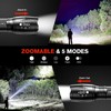 LETMY LED Flashlight, High Lumens XML T6 Handheld Flashlights, Zoomable,