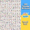NINNA e MATTI 2 Packs of Temporary Tattoos for Kids,