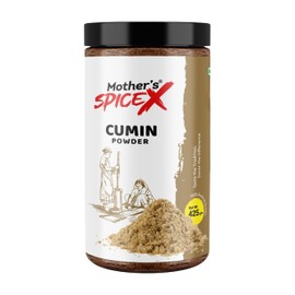 Mother’s SpiceX Cumin (Jeera) Powder – 100% Pure & Aromatic | Ground Cumin for Cooking & Seasoning | Available in 50g, 100g, 200g, 425g (425g)