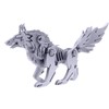 3D Metal Puzzle Model Se,Wild Wolf Metal Model Kits |