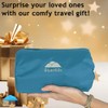 BlueHills Ultra Compact Travel Blanket in Portable Case Premium Soft