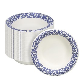 Cherypick Paper Bowls 16 oz (470 ml), 30 Pack Salad Bowls Disposable