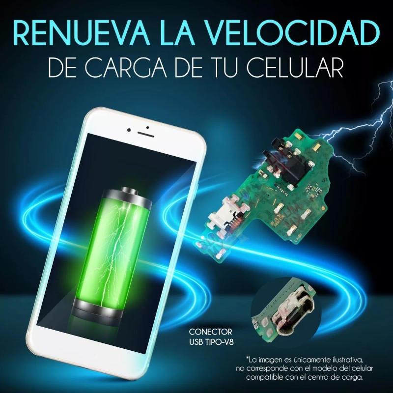 Slim Company Flexor Centro De Carga Compatible Con Honor 8x
