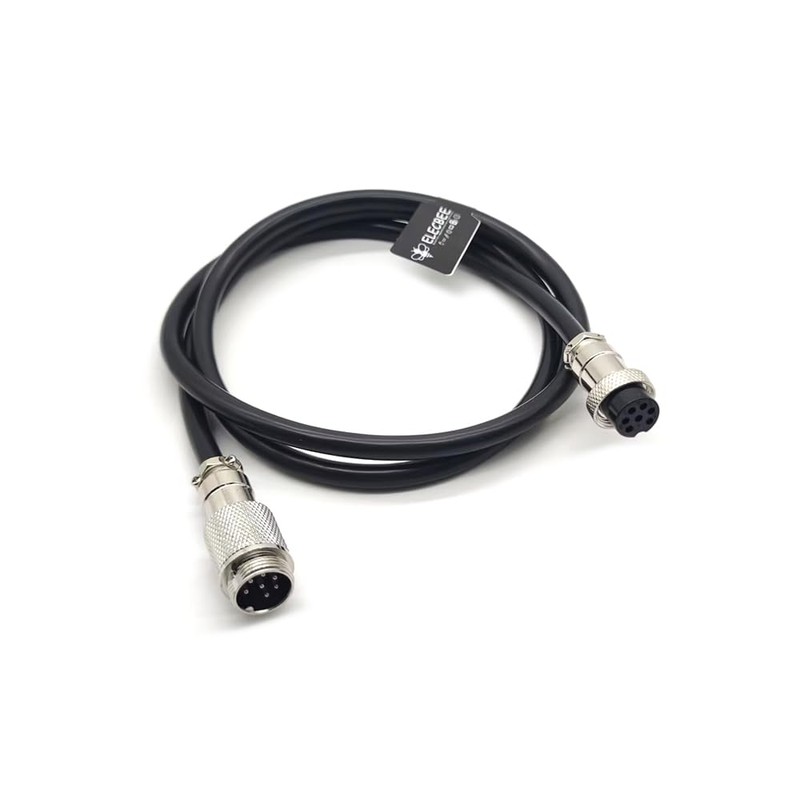 Elecbee GX16 7 Pin Aviation Cable Assemblies, 1m, Male to