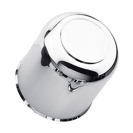 4.25 Chrome ABS Plastic Center Cap Closed End with Plug S1050-425CC