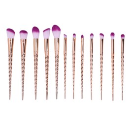 12pcs / Set Soft Hair Eye Shadow Makeup Brush Loose Powder Cosmetic Brush Makeup Tool