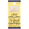 Clover 57-070 French Embroidery Needles, Assorted No. 7-10, Pack of