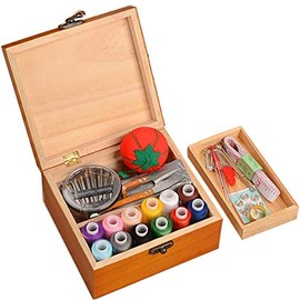 Chiyami Sewing Box, Needle Box, Sewing Box, Sewing Tool, Sewing Set, Sewing Tool, Wooden Box