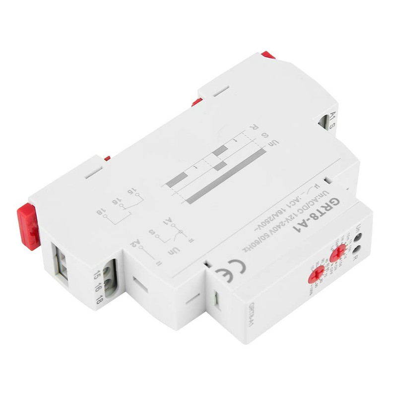 Oumefar Mini Power On Delay Relay AC/DC 12V~240V GRT8-A1 Time