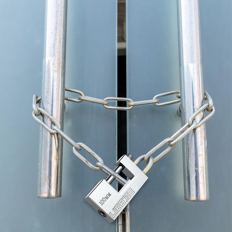 Padlock Weatherproof, Container Lock Large with 3 Keys Heavy Duty