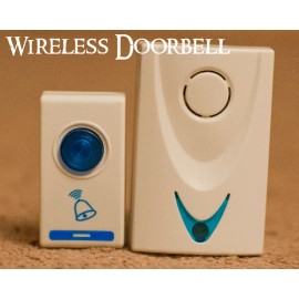WIRELESS Doorbell Door Bell Chime Sound Dorm Room Portable Travel Ringer Remote