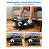 Under Desk Elliptical Machine for Senior, Quiet Motorized Leg Exerciser