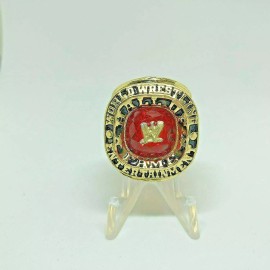 Unbranded 2008 Wrestling WWE  Replica Hall Of Fame Ring 24k Gold overlay Tx shipping daily - 11