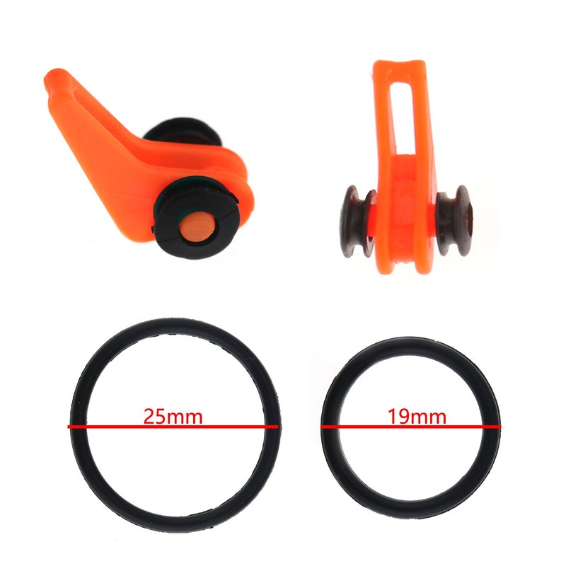 OTOTEC 10x Hooks For Fishing Rod Plastic Hook Keeper Fish
