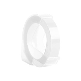 Domary Recarga de cinta de etiquetas de plástico 3D para DYMO 12965 1610 Label Maker con 3/8 pulgadas * 9.8 pies, 1 rollo transparente