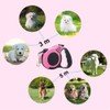 Retractable Dog Lead for Small, Medium and Large Dogs, Pink,