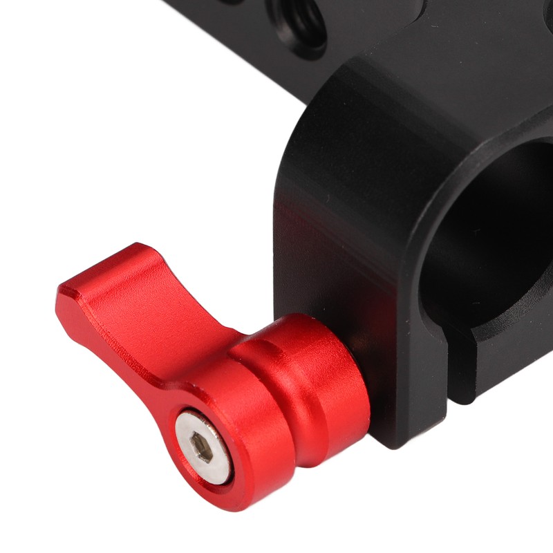 1/4in Camera Mounting Base Plate Aluminum Alloy 15mm Diameter DSLR
