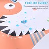 3/5 Pcs Baberos para Bebé,Baberos para Bebe Impermeable con Mangas,Baberos