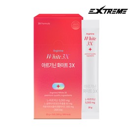 Extreme (health food) Low Molecular Collagen Glutathione Arginine White 3x 300g x 1 box (15 packets) / 저분자 콜라겐 글루타치온 아르기닌 화이트 3x 300g x 1박스(15포)
