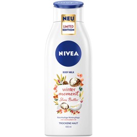NIVEA Winter Moment Body Milk (400 ml), Rich Body Lotion for Dry Skin, Deep Winter Care Provides 48 Hours of Moisture