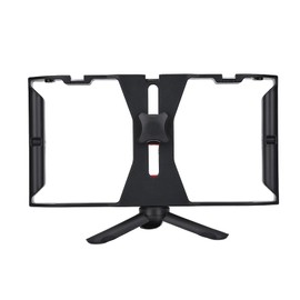 Smartphone Video Rig, Phone Holder for Video Recording Cell Phone Video Holder for Filming Camera Stabilizer for Video Recording