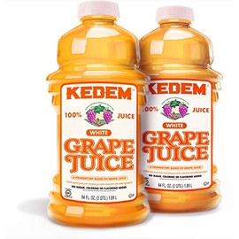 Kedem Juice White Grape, 64-ounces (Pack of2)