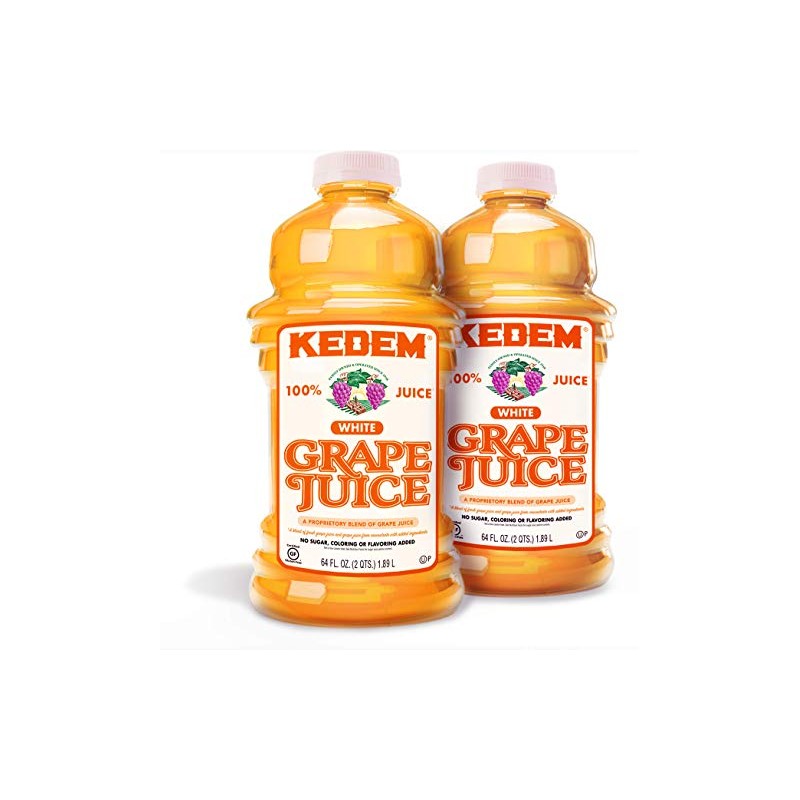 Kedem Juice White Grape, 64-ounces (Pack of2)