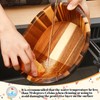 Yunlly Wooden Salad Bowl Set of 5 - Large Fruit