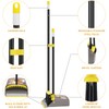 TreeLen Broom with Dustpan Combo Set,Stand up Dust Pans with