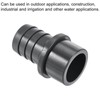 sourcing map PVC Hose Fitting Spigot Straight Pipe Adapter Hose